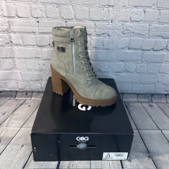 GBG Los Angeles Shoes - NWT GBG Los Angeles Women Sheeva Faux Leather Platform Combat & Lace-up Boots